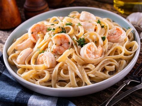 Receta De Pasta Alfredo Con Camarones Actitudfem