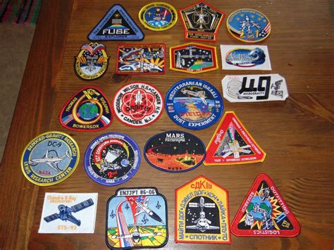 20 Different NASA SPACE SHUTTLE Crew Mission Astronaut Patches Dealers ...