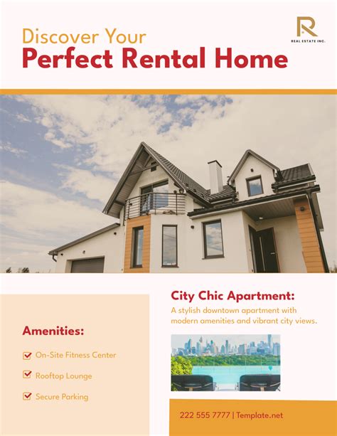 Free Rental Properties Portfolio Flyer Template to Edit Online