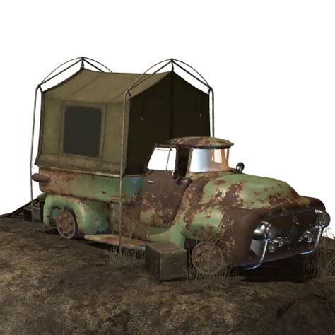 Flatbed Truck Survival Tent The Fallout Wiki