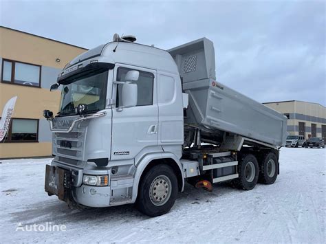 Scania R X Euro Retarder Underbody Plow Kipper Vrachtwagen