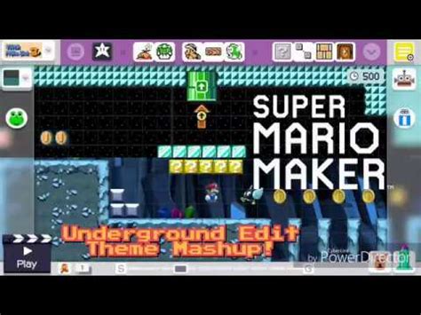 Bonus Mashup Super Mario Maker Underground Edit Theme Mashup Smb