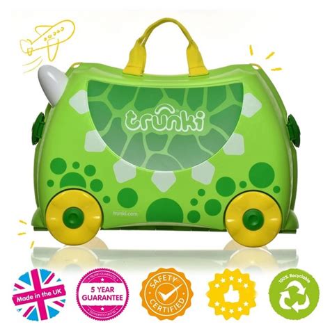 Детский чемодан для путешествий Trunki Dinozaur Dudley - Bimba ...