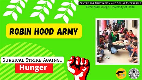 How Robin Hood Army Works To Feed Mankind Social Entrepreneurship In