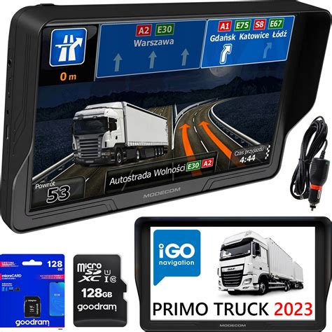 NAWIGACJA GPS 9 CALI DLA CIĘŻARÓWKI TIR MODECOM CX 9 3 IGO PRIMO TRUCK