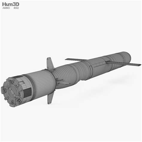 Kalibr missile 3D model - Military on Hum3D