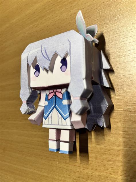 I made a Nene paper figure! It turned out amazing and she is cute as ...