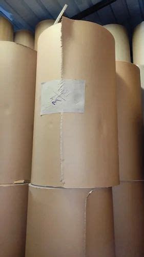 Kraft Paper Plain Brown Corrugated Roll For Packaging Gsm Gsm At