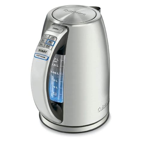 Cuisinart Perfectemp 1 7L Electric Programmable Kettle Stainless