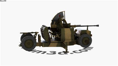 360 View Of Bofors 40 Mm Automatic Gun L 70 3d Model 3dmodels Store