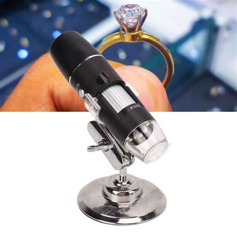 Microscope électronique portatif YOSOO 1000x WIFI HD 8 LED Base