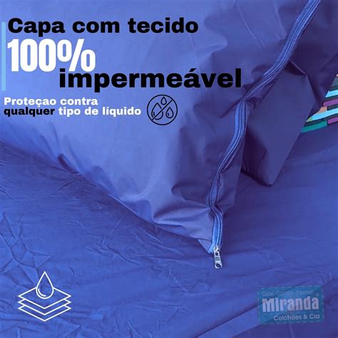 Capa Impermeavel Para Travesseiro Hospitalar Ziper Medida