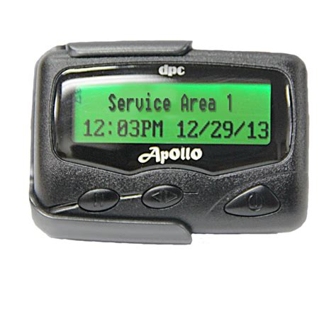 Text Message Display Pager By Apollo Model Gold Al A25