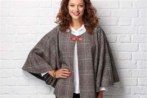 How to sew a circle cape: free pattern - Gathered