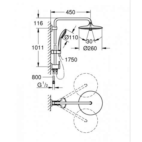 Sistema De Ducha Con Inversor 27357002 Quickfix Grohe