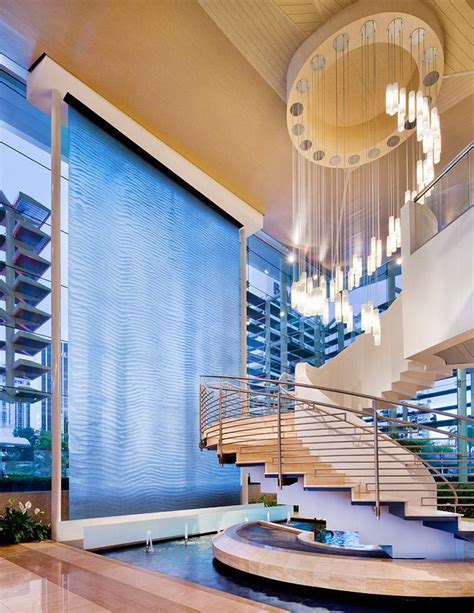 Photos | Harmonic Environments | Indoor waterfall, Interior stairs ...