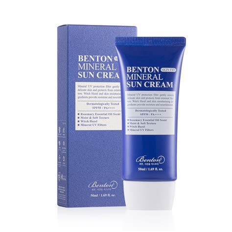 Benton Skin Fit Mineral Sun Cream SPF 50+ PA++++ Солнцезащитный крем ...