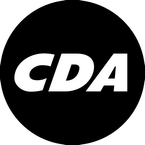 CDA Logo Black And White Brands Logos