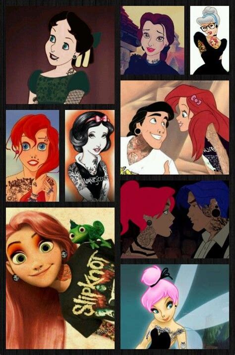 Disney Punk Princess Disney Punk Edits Emo Disney Punk Disney