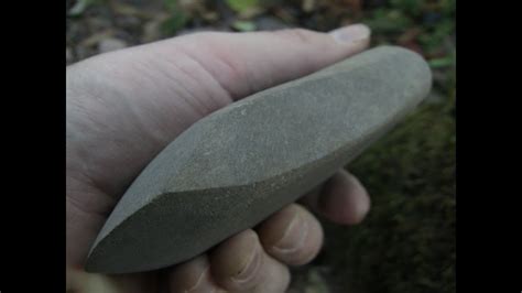 Creating A Stone Axe Head With Primitive Tools Youtube