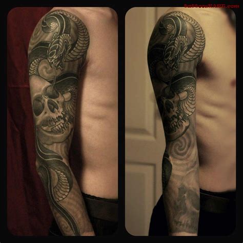 Snake Tattoo Sleeve • Half Sleeve Tattoo Site