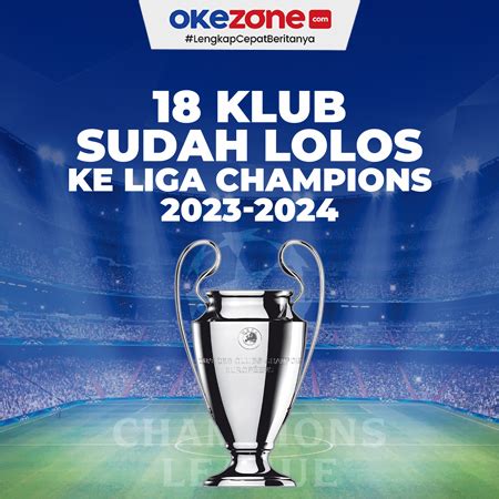 Daftar 18 Klub Yang Sudah Lolos Ke Liga Champions 2023 2024 0 Foto