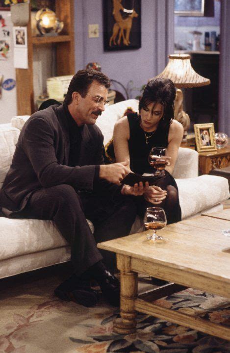 Tom Selleck and Courteney Cox in Friends (1994) | Friends best moments ...