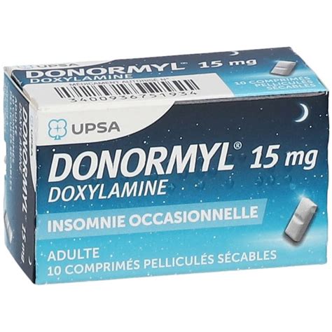 DONORMYL 15mg comprimé pelliculé sécable 10 pc s Redcare Pharmacie