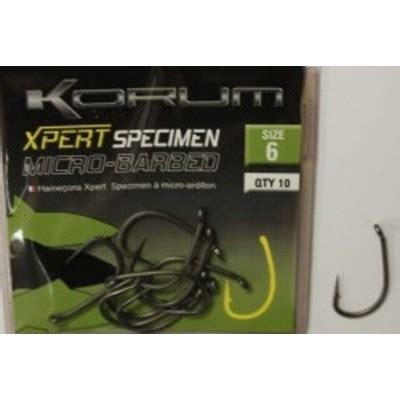 Korum Xpert Specimen Barbed Hook