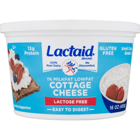 lactaid lactose   fat cottage cheese  oz walmartcom walmartcom