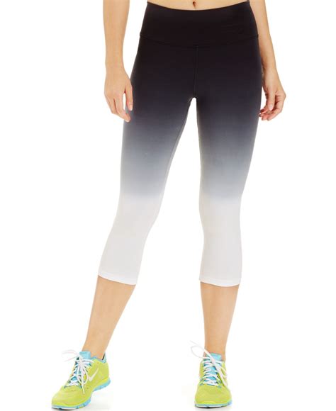 Nike Legend Sunset Dri Fit Ombre Capri Leggings In Black Black Black Lyst