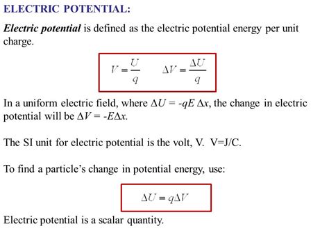 electric potential energy work formula - Wiring Diagram and Schematics