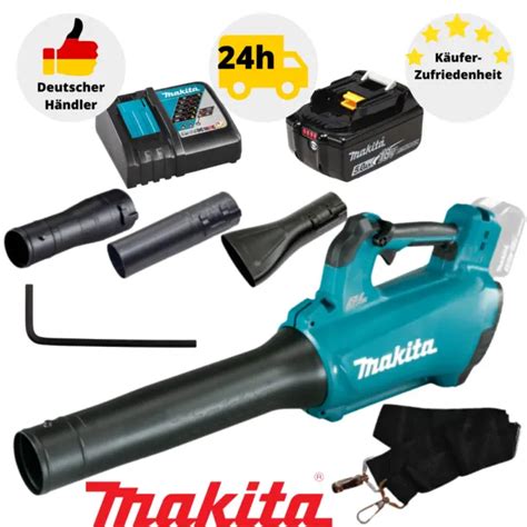 Makita Dub Rt Souffleur Feuilles Sans Fil Blaster Avec Chargeur De