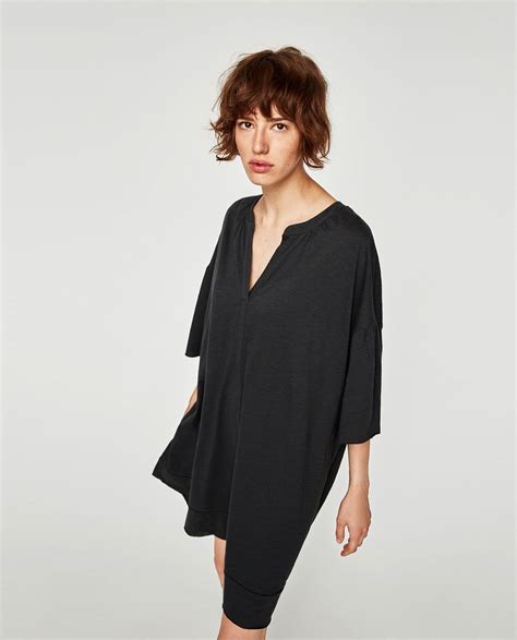 Image 2 Of Tunic From Zara Women T Shirts For Women Tunic Tops