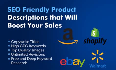 Seo Friendly Product Descriptions That Will Boost Your Sales By