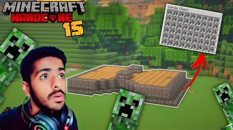 I Biuld A CREEPER FARM In Minecraft Hardcore YouTube