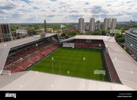 Aerial Photo of Brentford Community Stadium Stock Photo - Alamy