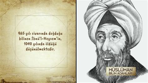 İbn i Heysem in Kimdir DiniBilgi İslam ve Tarih Bilgi Kaynağı