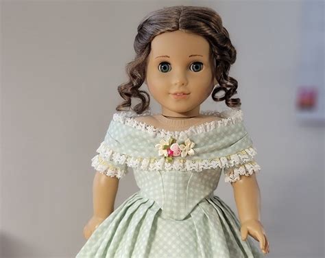 18 Doll Clothes Civil War Era Ball Gown Day Bodice Fits American Girl