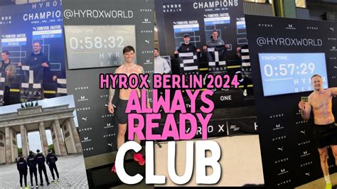 HYROX BERLIN 2024 ALWAYS READY CLUB YouTube