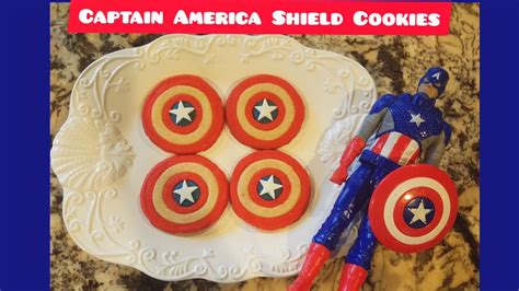 Marvel Captain America Shield Cookies No Icing Required