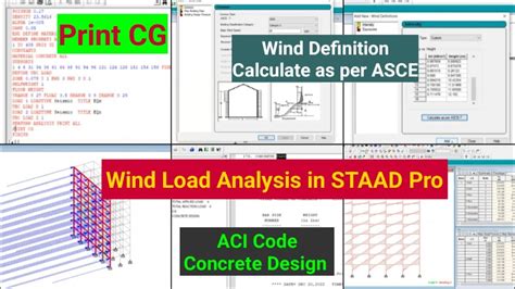 Print Cg Wind Definition Calculate As Per Asce Wind Load Analysis In