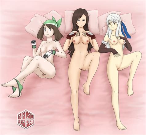 Final Fantasy Hentai Art Brown Hair White Hair Female Final