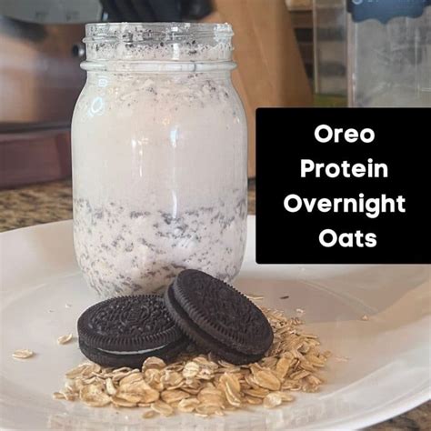 Protein Packed Oreo Overnight Protein Oats Noahs Nutrition