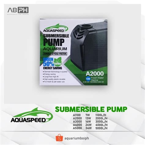 Aquaspeed A1100 A6000 Aquarium Submersible Pump Shopee Philippines