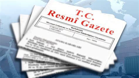 Resmi Gazete de yayımlandı 7 Kasım 2023 tarihli Resmi Gazete kararları