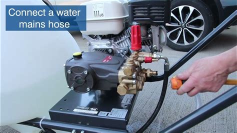 How To Aid Initial Priming Of The Pressure Washer Pump Youtube