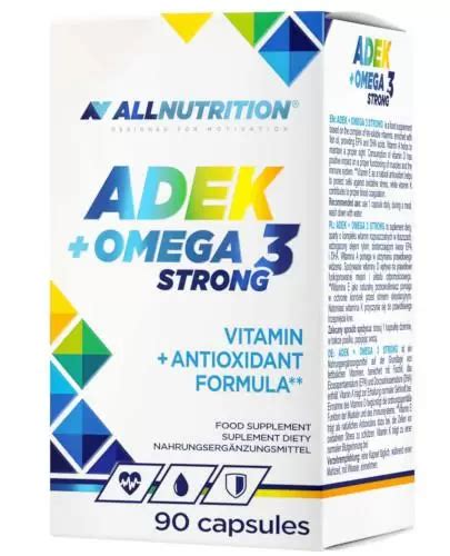 Allnutrition Adek Omega Strong Kapsu Ek Cena Opinie