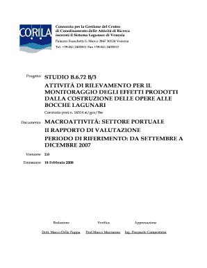 Compilabile Online Pub Corila Consorzio Per La Gestione Del Centro Di