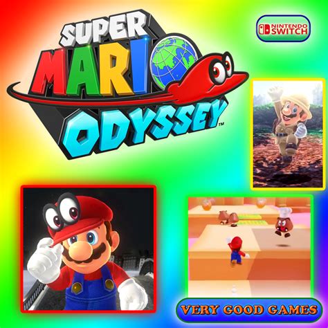 Very Good Games: Super Mario Odyssey - a game masterpiece with the ...